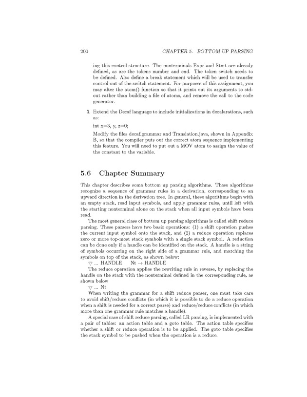 Compiler Design: Theory, Tools, and Examples - Page 200